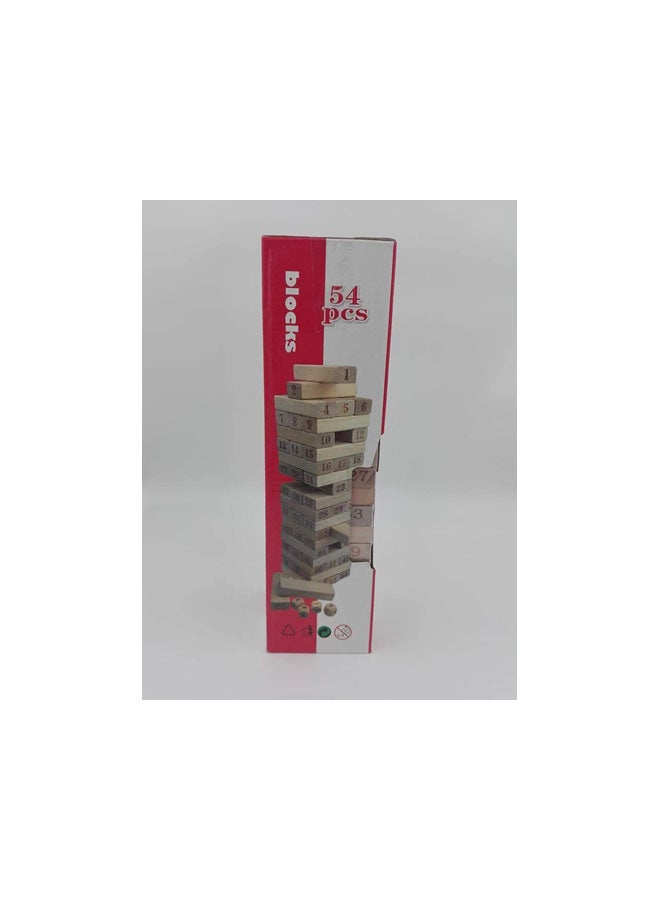 Product Name Blocks Intelligent Wooden Toys - Consists of 54 Wooden - Chinese Craft